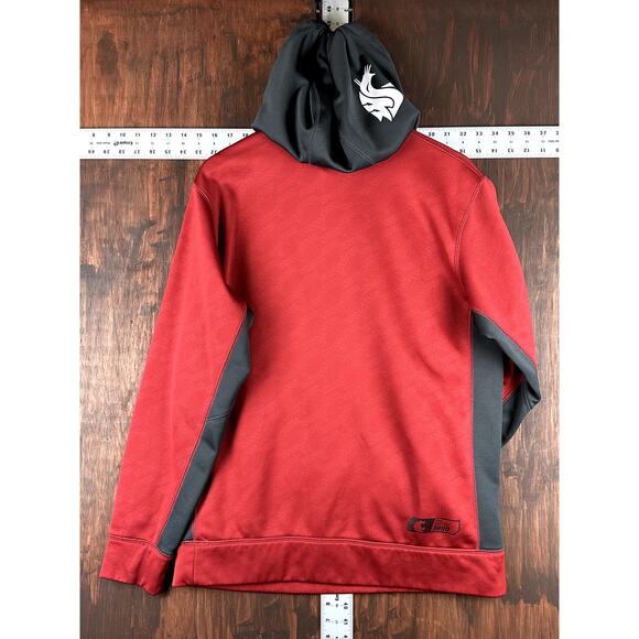 Nike Washington‎ State Cougars Therma Fit Hoodie Red Gray White Mens Medium NCAA - Picture 6 of 6